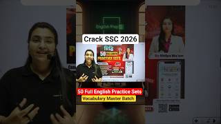 Crack SSC 2026: 50 Full English Practice Sets + Vocabulary Master Batch LIVE #ssccgl #ssc2026