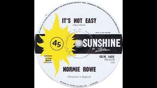Normie Rowe   It's Not Easy (45 RPM Vinyl)