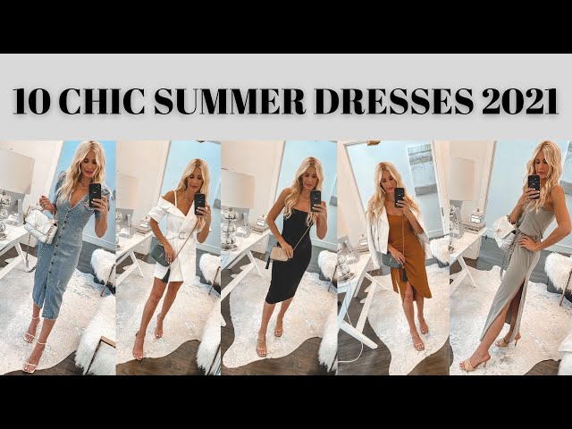 10 Effortlessly Chic Summer Dresses 2021 | Fashion Over 40 - YouTube