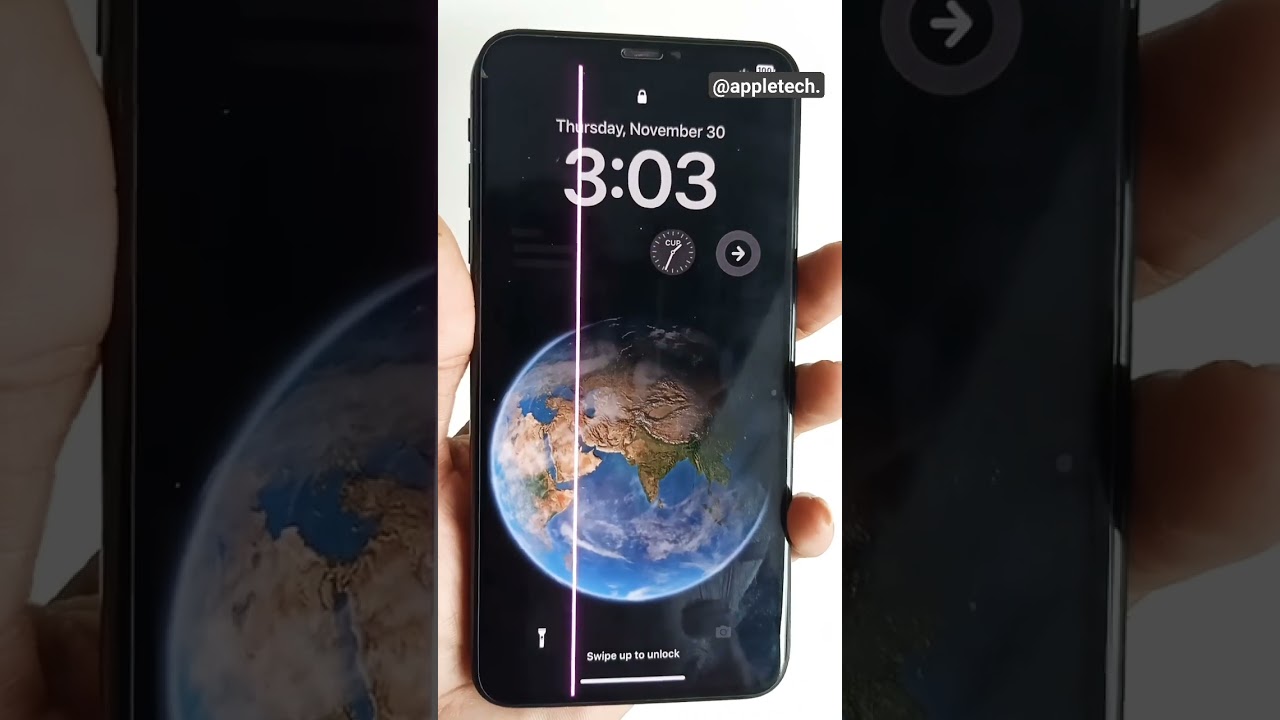 Pink line on my iphone xs max screen 