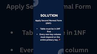 2NF Explained in 30 Seconds | Second Normal Form in DBMS
