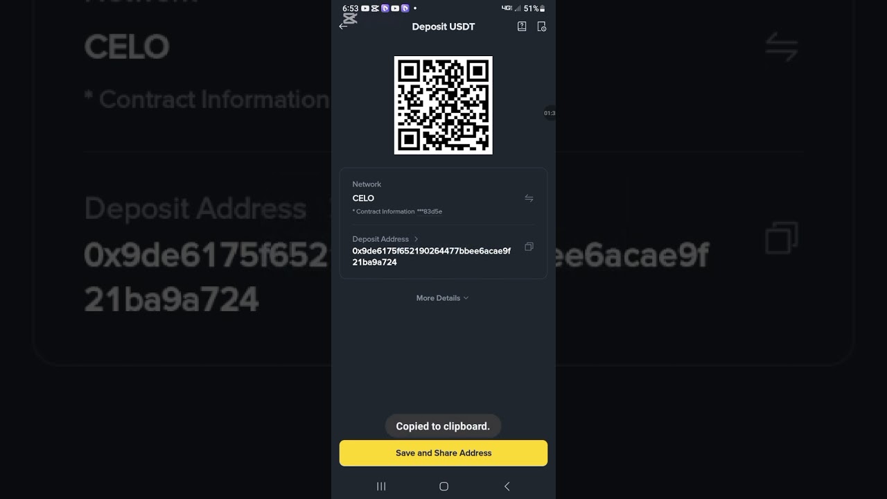 How to send USDT on CELO from OKX Web3 Wallet to Binance