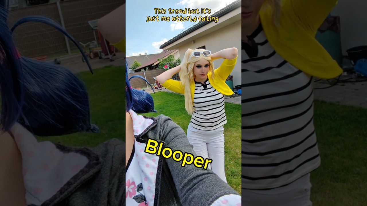 Blooper wo xing shi | Chloé & Marinette @nikkihatsunecosplay #miraculous #cosplay #shorts