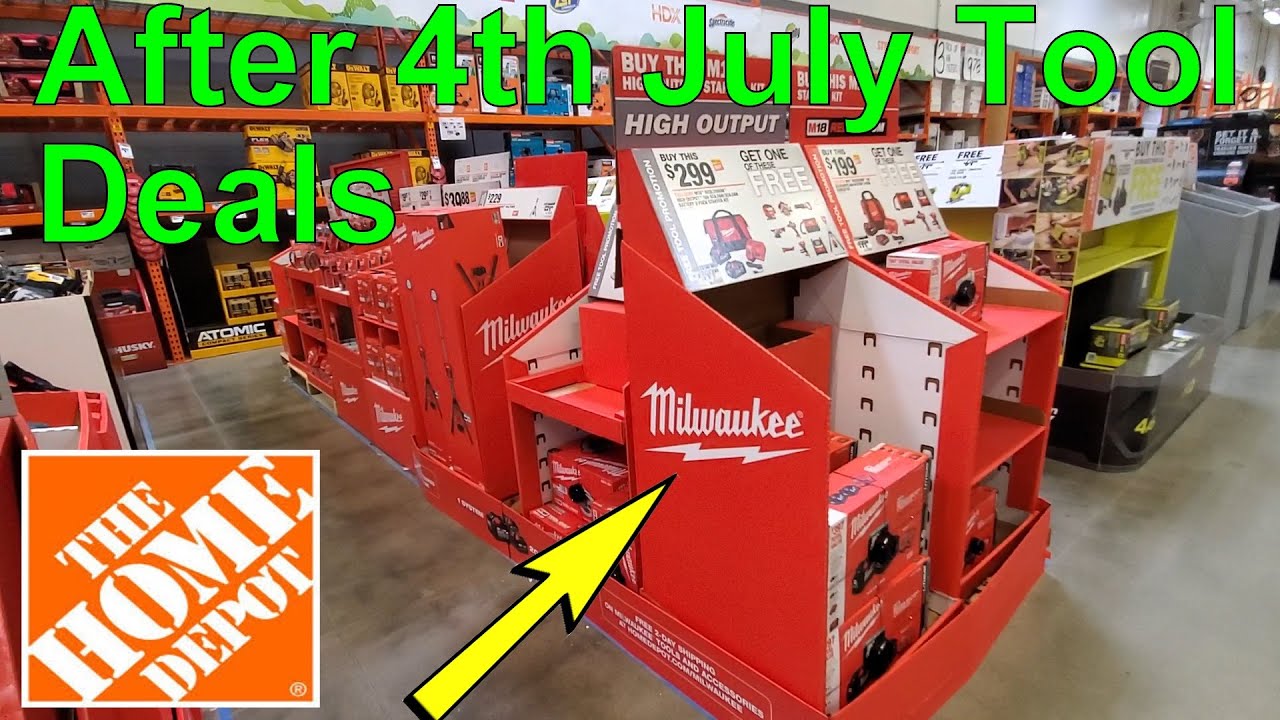 After 4 July Free Tool Deals Home Depot YouTube