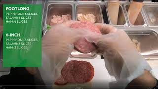 Subway Training - BMT Sandwich (new thin slice)