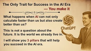 The Only Trait for Success in the AI Era — You make it | English Motivational Learning