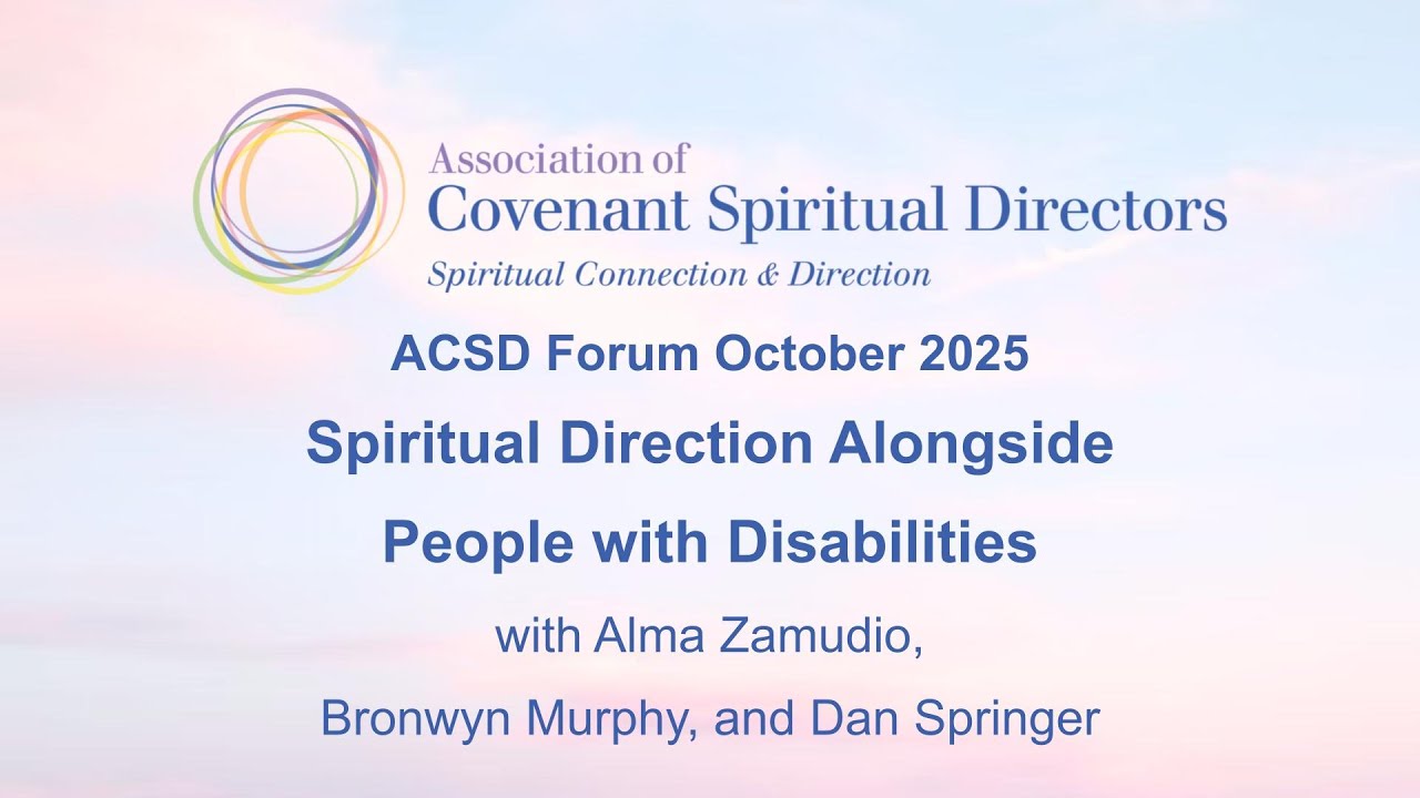 Spiritual Direction Alongside People with Disabilities