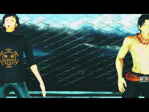 【MMDワンピ】ワロングフル・ディテンション【エースとロー】