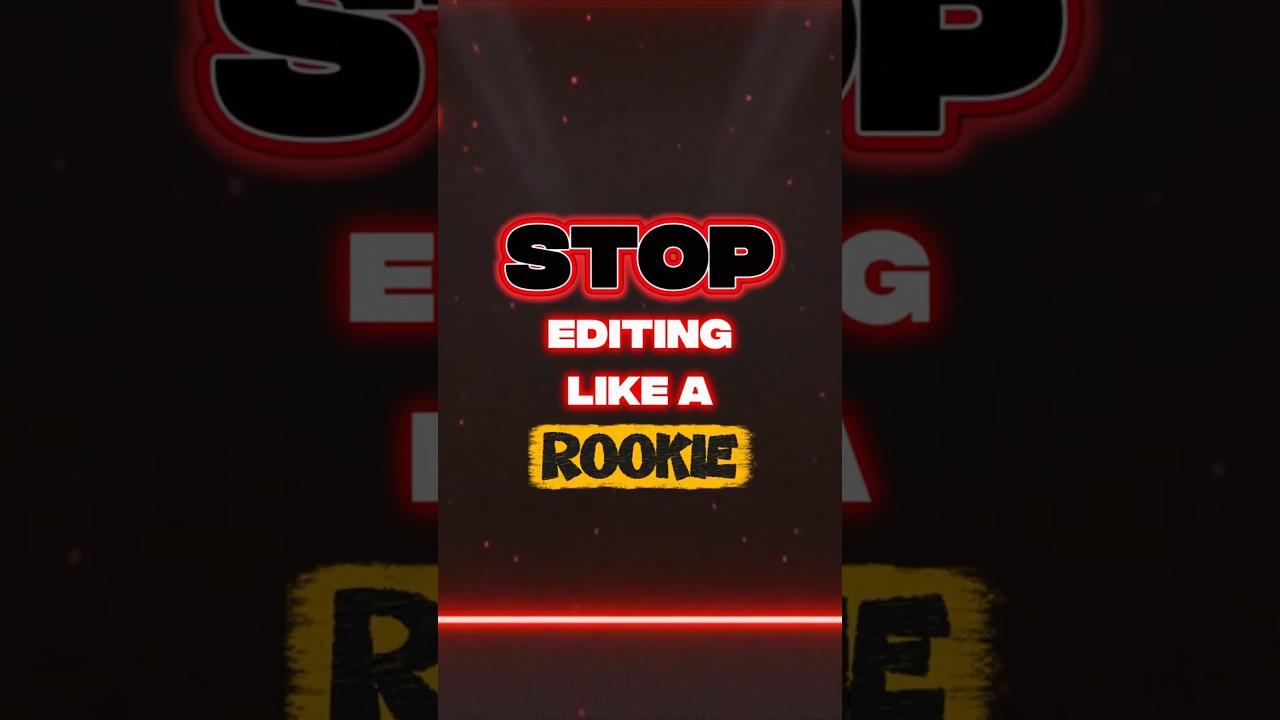 Stop Editing Like a ROOKIE (The Attention Rate Secret)