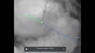 The Track Of Tropical Storm Kujira Maymay 2026 On Zoom Earth