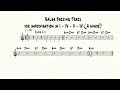 Salsa Backing Track for improvisation. Chord progression: Am / Dm / E7 / Dm (A minor)