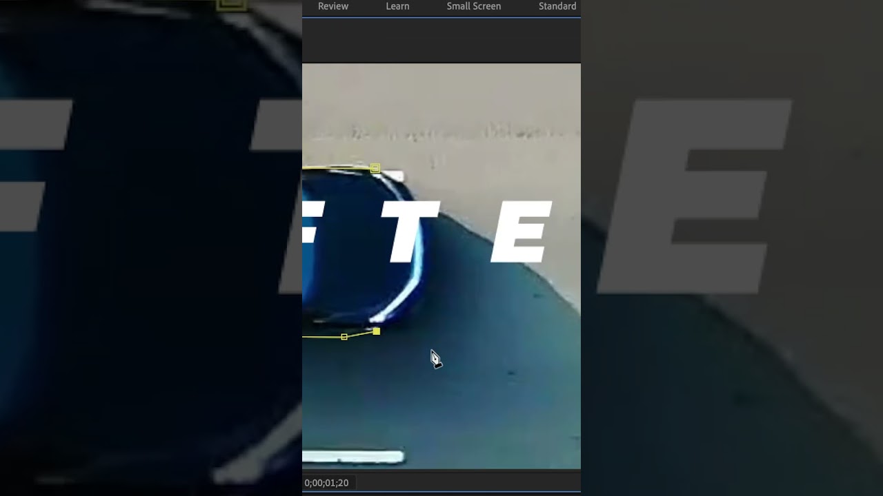 Drive By Car Text Reveal in After Effects (Easy Tutorial)