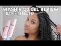 trying the NEW bread beauty hair gel! wash and go REVIEW + DAY 4 RESULTS