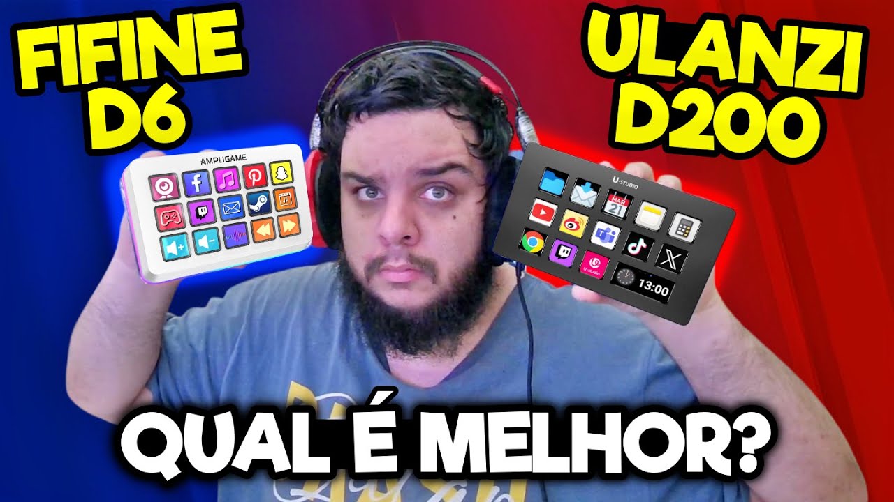 Qual STREAM DECK BARATO é o MELHOR? ULANZI D200 vs FIFINE D6!