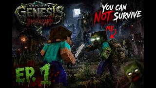 This Minecraft Zombie Apocalypse Is NOT Survivable | Biohazard Project Genesis Ep. 1
