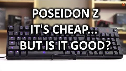 Tt eSports Poseidon Z Kailh Switch Mechanical Gaming Keyboard