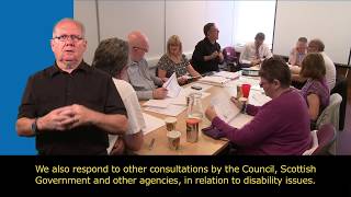 The Work of South Lanarkshire Access Panel (BSL)