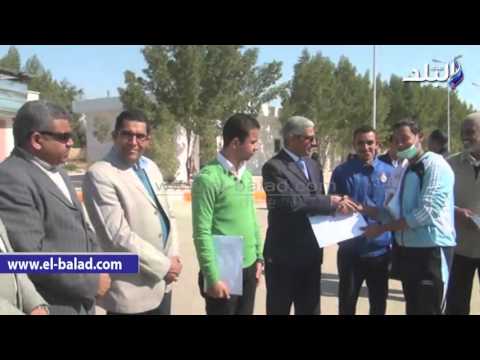 صدى البلد طلاب جنوب الوادى يختتمون معسكر الخدمة العامة والجوالة بمستشفى قنا الجامعى