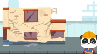 Baby Panda's City Buildings - Earthquake Resistant Building - Android Gameplay screenshot 4