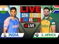🔴 India vs South Africa, 5th T20I, Ahmedabad | Cricket Live Match Today, IND VS SA, India Batting