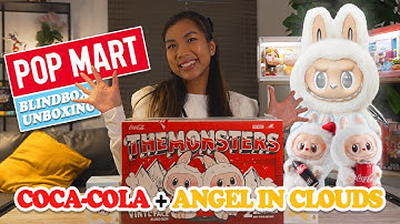 POP MART THE MONSTERS COCA-COLA SERIES VINYL FACE BLIND BOXES + ANGEL IN CLOUDS UNBOXING