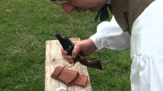 Shootng the Snubnose Pietta 1860 Colt Army percussion revolver