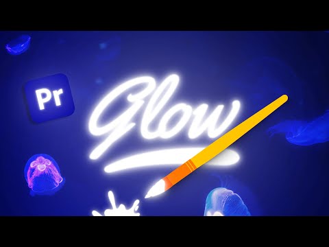 GLOW Text Effect in Adobe Premiere Pro NO Plugins Needed! ✨🎬