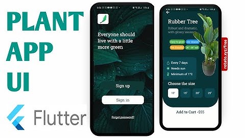 Flutter : Plant App UI | Flutter Speed Code