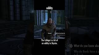 oddity — The Elder Scrolls V: Skyrim dialogue scene
