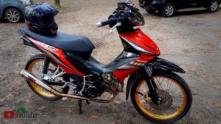 MODIFIKASI HONDA REVO ABSOLUTE ROAD RACE STYLE || DANA KOPRASI NIH !!!
