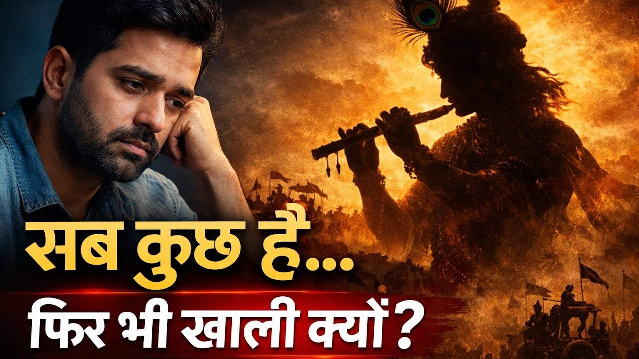 Sab kuch hote hue bhi man khaali kyun hai? | Bhagavad Gita padhne ke fayde | Krishna Gyan