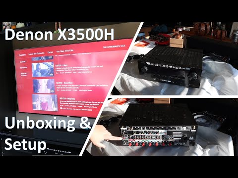 Denon AVR X3500H Unboxing & Setup