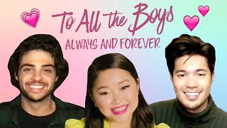 Lana Condor, Noah Centineo &amp; Ross Butler talk TATB3 | KLIPS