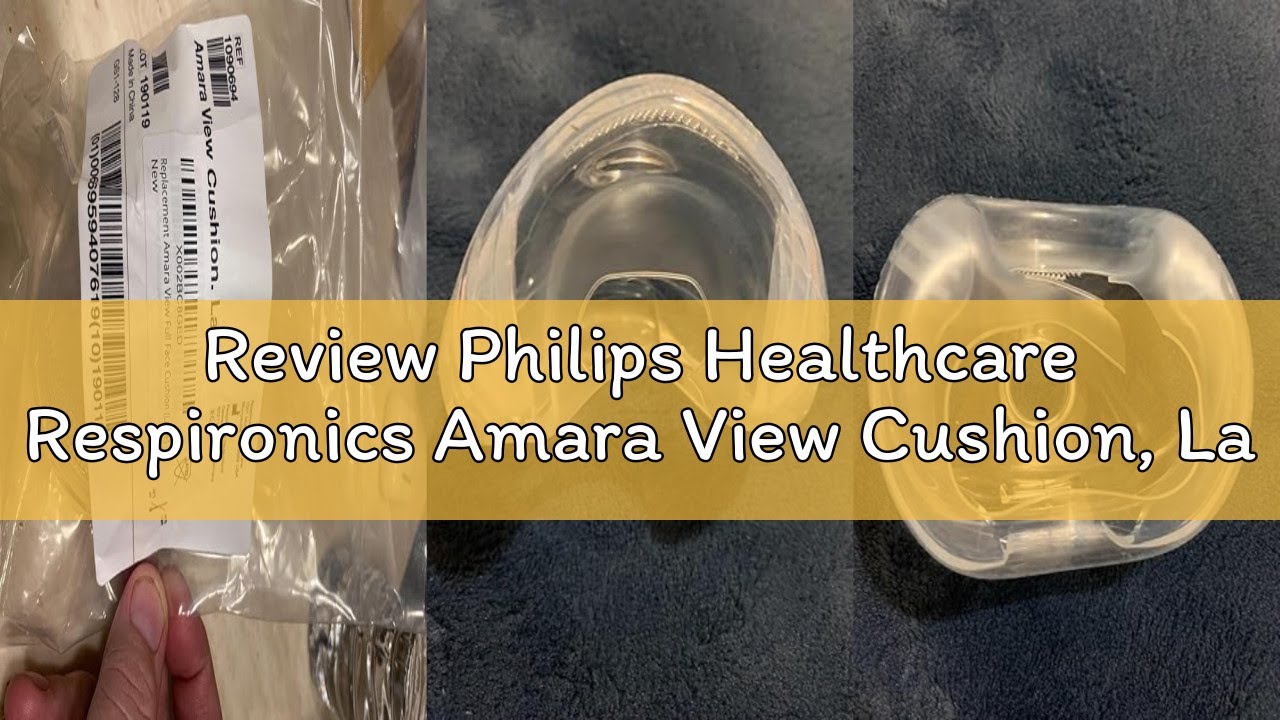 Review Philips Healthcare Respironics Amara View Cushion, Large