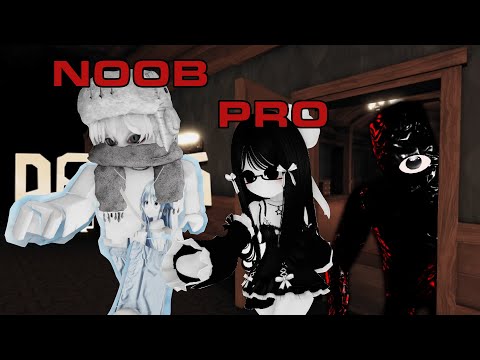 Teaching my NOOB FRIEND how to play ROBLOX DOORS...