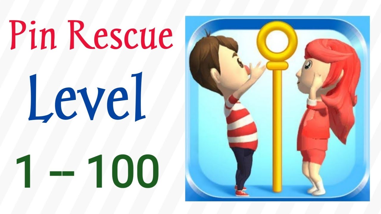 Pin Rescue Level 1 - 100 Walkthrough 