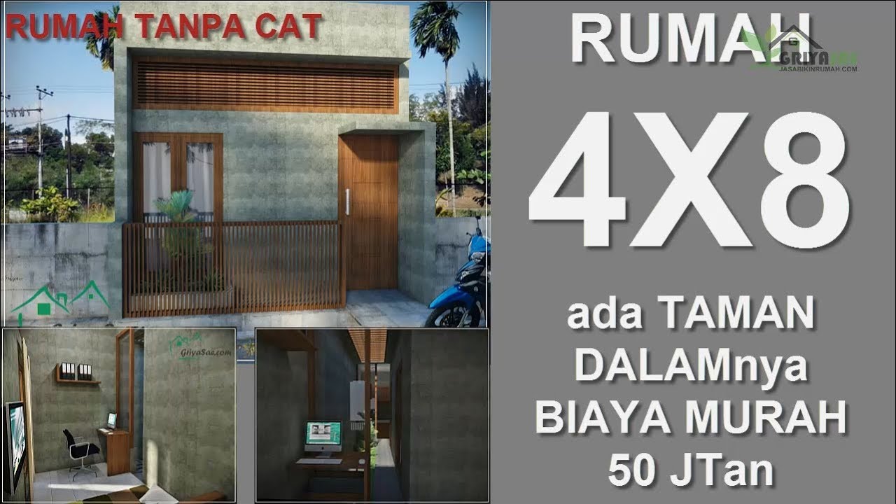 34 Koleksi Desain  Rumah  Kontrakan  Ukuran 4x8  Tahun Ini 