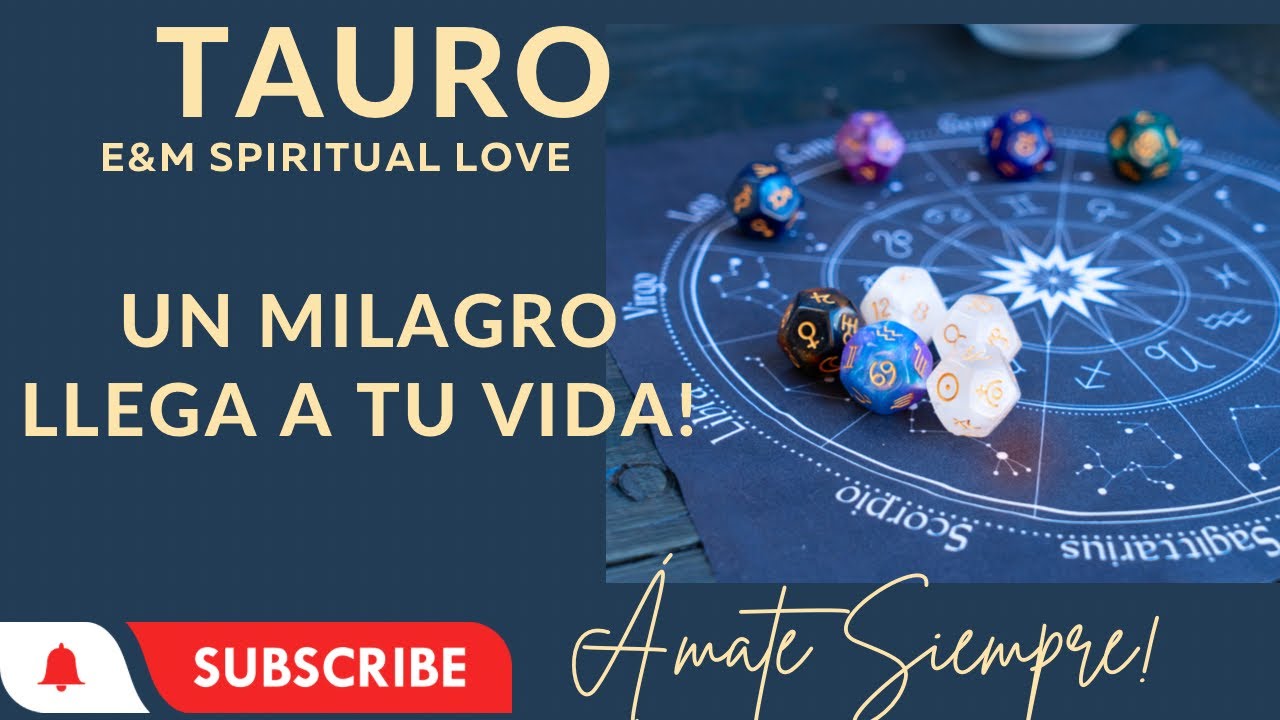 TAURO ♉️ UN MILAGRO LLEGA A TU VIDA 🕯 TIEMPO MARCADO - YouTube