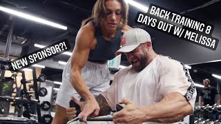 BACK TRAINING 8 DAYS OUT W/ MELISSA + NEW SPONSOR!?