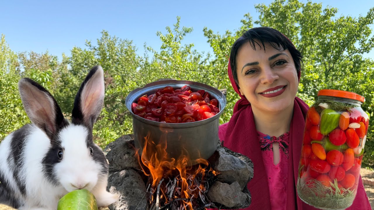Village Life In Iran Mountains Far From Civilization | Storing for Winter Like Villagers 
