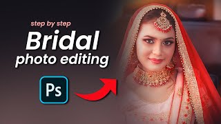 Bridal photo retouching in photoshop | in hindi | by mukeshmack screenshot 5