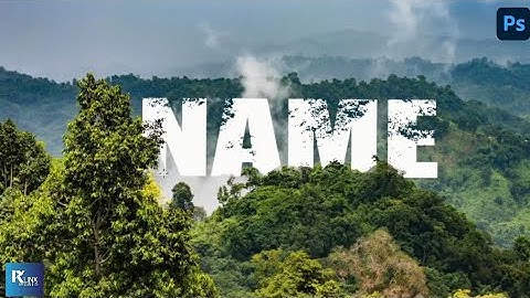 Facebook Trend Name Urban Jungle Font Editing By Adobe Photoshop
