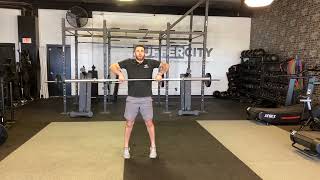Barbell Mid Thigh Pull