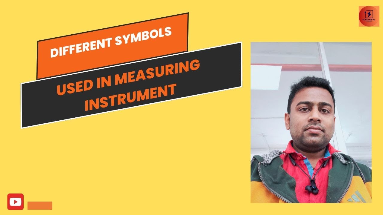 Different symbol used in analog measuring instruments. 