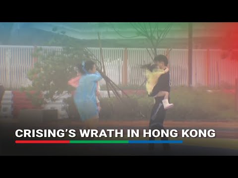 Crising Reaches Hong Kong Strong Winds Push Residents ABS CBN News 