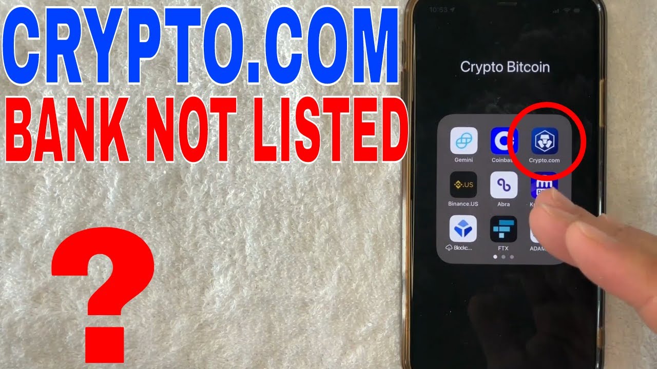 ✅  Why Is Your Bank Not Listed As A Withdraw Bank On Crypto.com 🔴