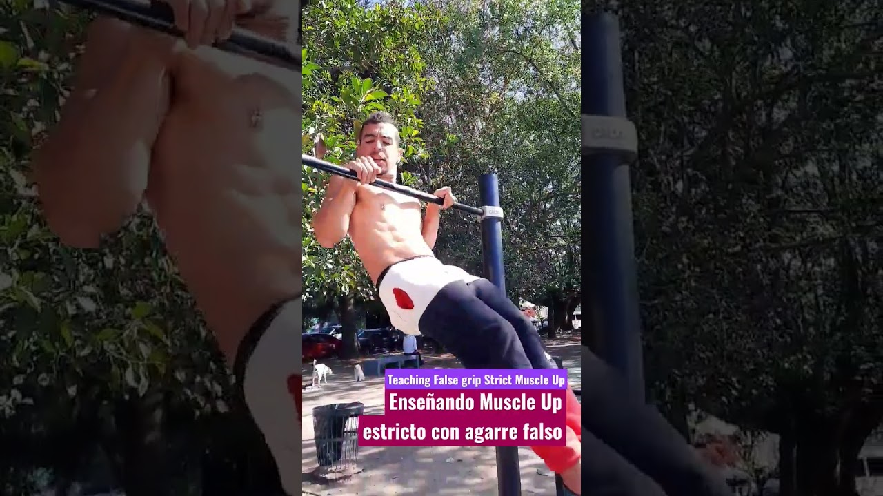 MUSCLE UP Estricto en Agarre Falso💪Le salió a la segunda! 🥳