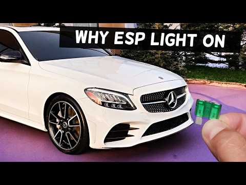 Why ESP Light On Electronic Stability Control Light MERCEDES W205 C300 C400 C450 C43 C63 C250 C200 C