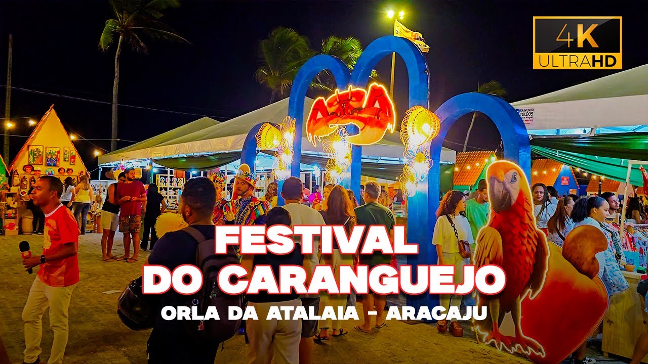FESTIVAL DO CARANGUEJO DE ARACAJU  -  Comida, música e diversão na Orla de Atalaia!