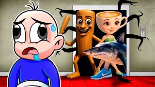 NO ENTRES AL ELEVADOR de ITALIAN BRAINROT😰 💀 BEBE NOOB en MINECRAFT